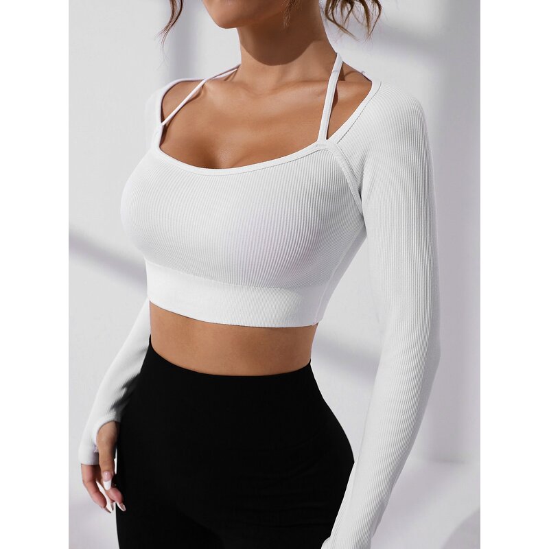 Athletic Yoga Top Manufacturer - OEM/ODM Women's Long-Sleeved Seamless