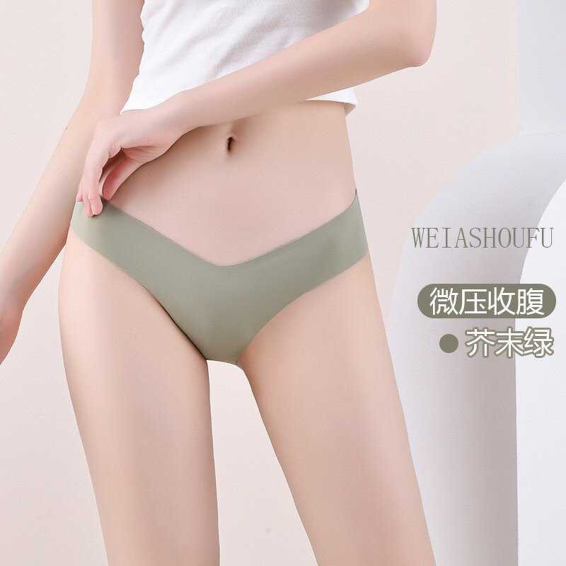 Thong Briefs Manufacturer - OEM Custom Logo One-piece Ice Silk Seamless