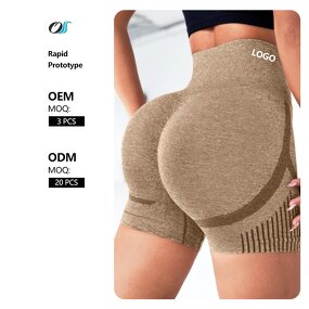 Sports Shorts Manufacturer - OEM Custom High Waist Elastic Quick-Drying