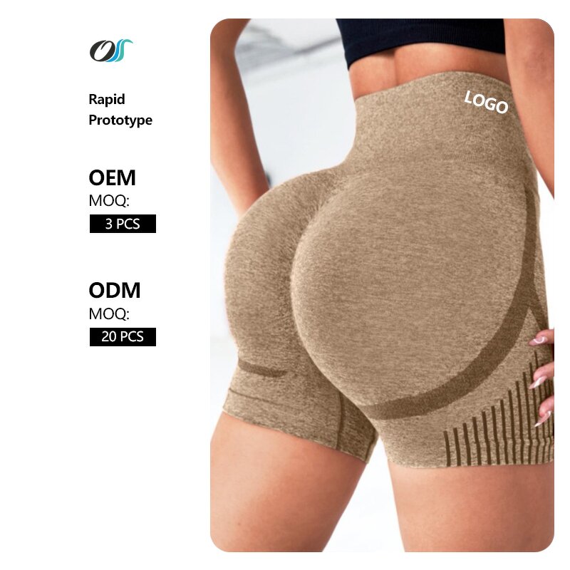 Sports Shorts Manufacturer - OEM Custom High Waist Elastic Quick-Drying