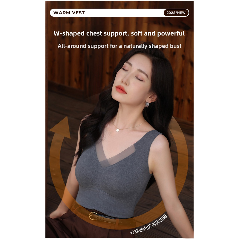 Women's Thermal Vest Manufacturer - OEM Custom with Chest Pads Fixed