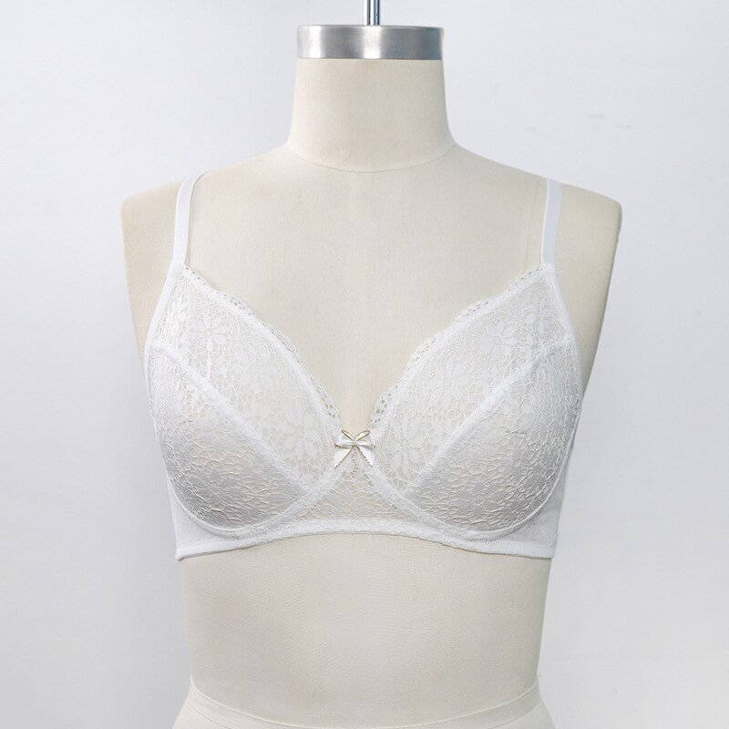 Push-Up Bra Manufacturer - OEM Custom Women's Lace Mesh Wireless Anti-Sagging