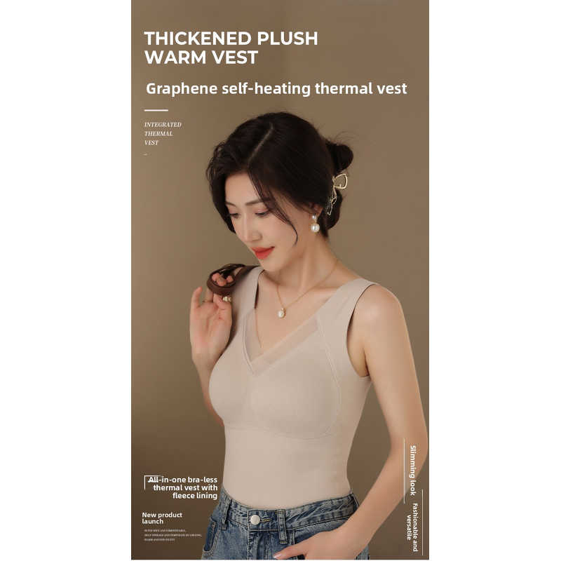 Women's Thermal Vest Manufacturer - OEM Custom with Chest Pads Fixed