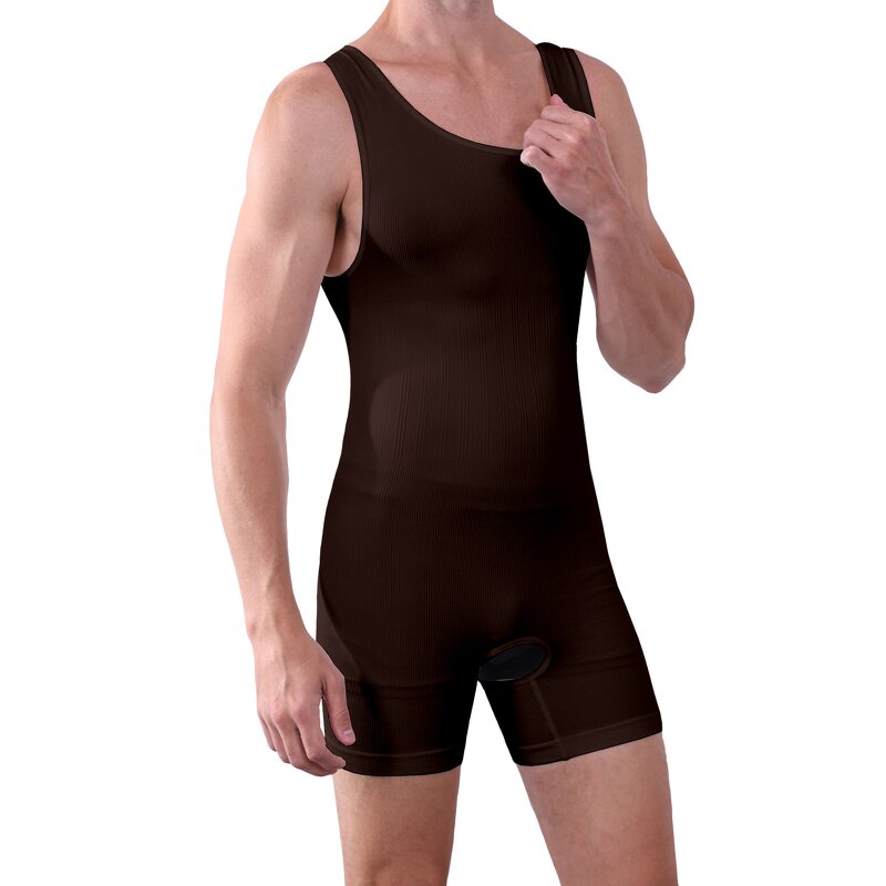 Men's One-Piece Shapewear Manufacturer - OEM Custom Abdomen-Control Open