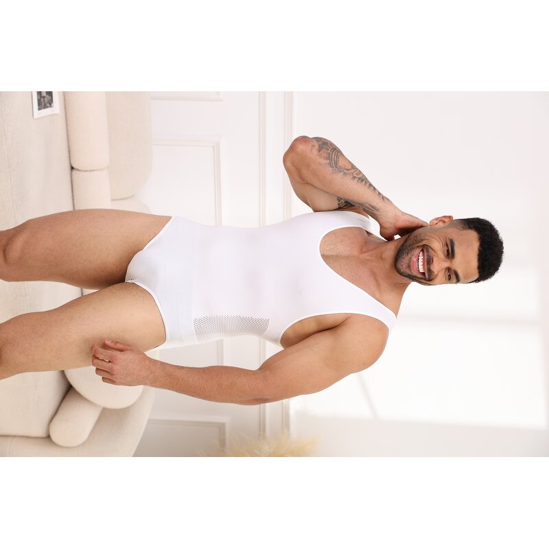Men's Bodysuit Manufacturer - OEM Custom Waist-Slimming Tummy-Control