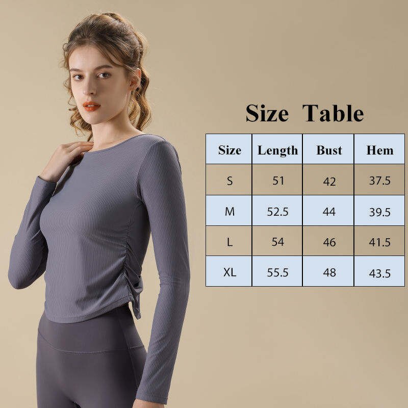 Yoga Fitness Top Manufacturer - OEM/ODM Hot Selling Long Sleeve Slim