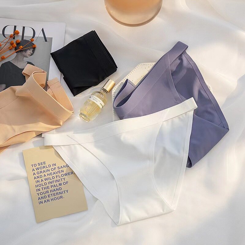 Thong Underwear Manufacturer - Factory Custom Ice Silk Seamless Mid-rise