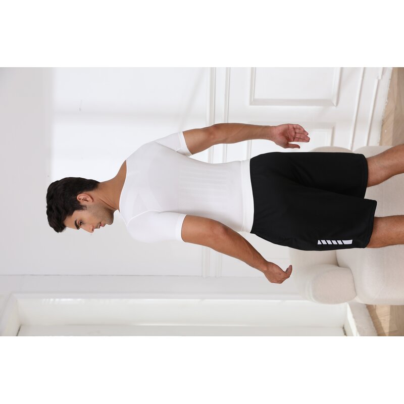 Men's Shapewear Manufacturer - OEM/ODM Sports Short-Sleeve Abdominal Control