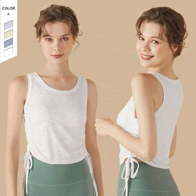 Yoga Fitness Vest Manufacturer - OEM/ODM Quick-Dry Breathable U-Neck