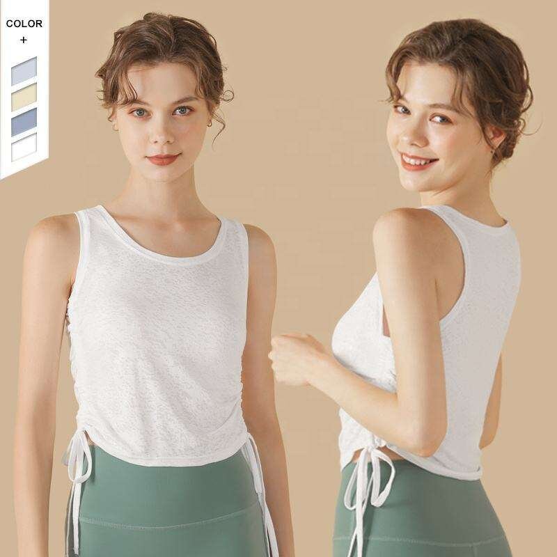 Yoga Fitness Vest Manufacturer - OEM/ODM Quick-Dry Breathable U-Neck