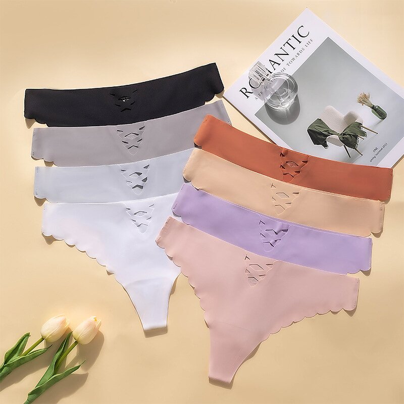 Thong Briefs Manufacturer - Factory Wholesale One-piece Seamless Hollowed