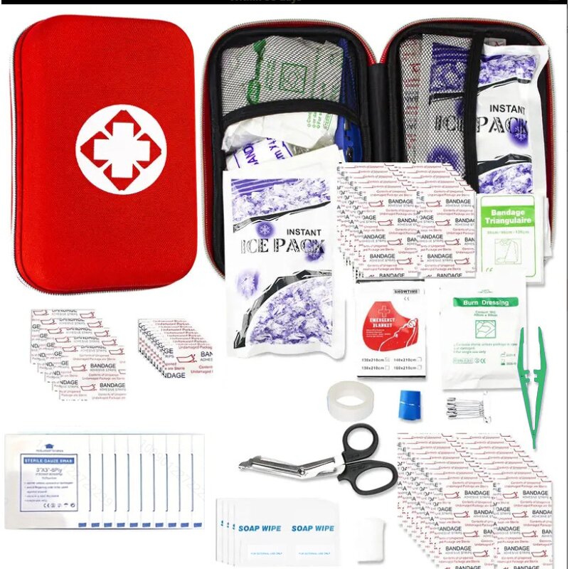 Emergency EVA Travel First Aid Kit Factory - Home Car Camping Hiking Essentials Survival