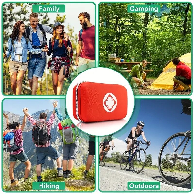 Emergency EVA Travel First Aid Kit Factory - Home Car Camping Hiking Essentials Survival