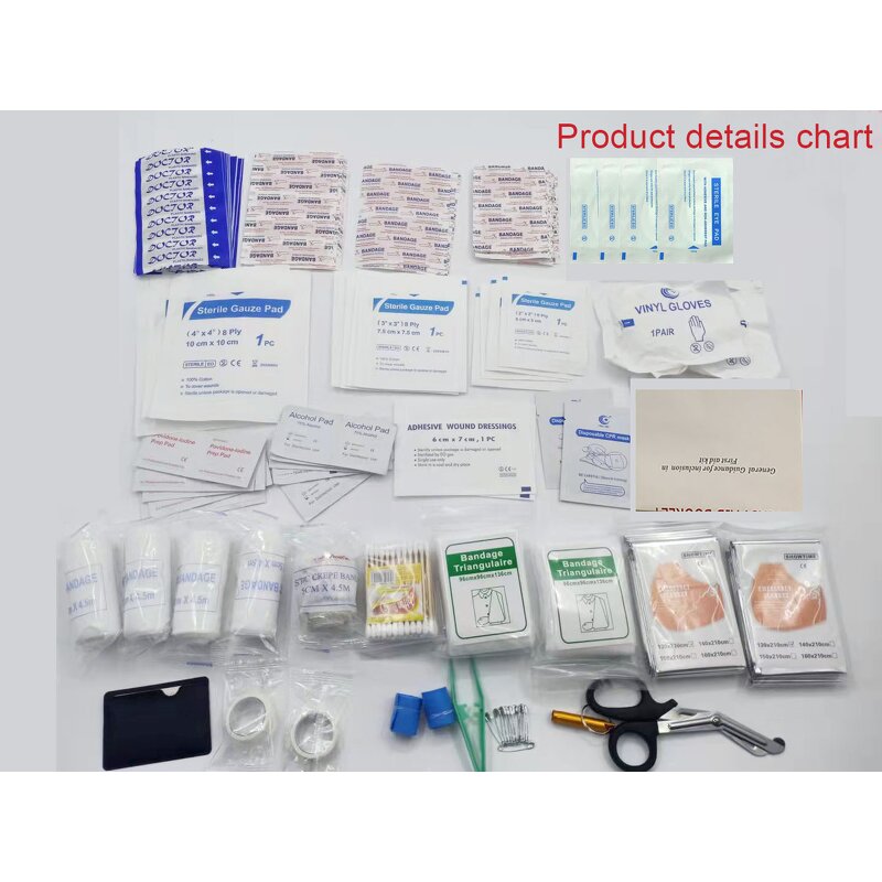 First Aid Kit Bag Factory - Hot Selling for Home Car Work Camping Hunting