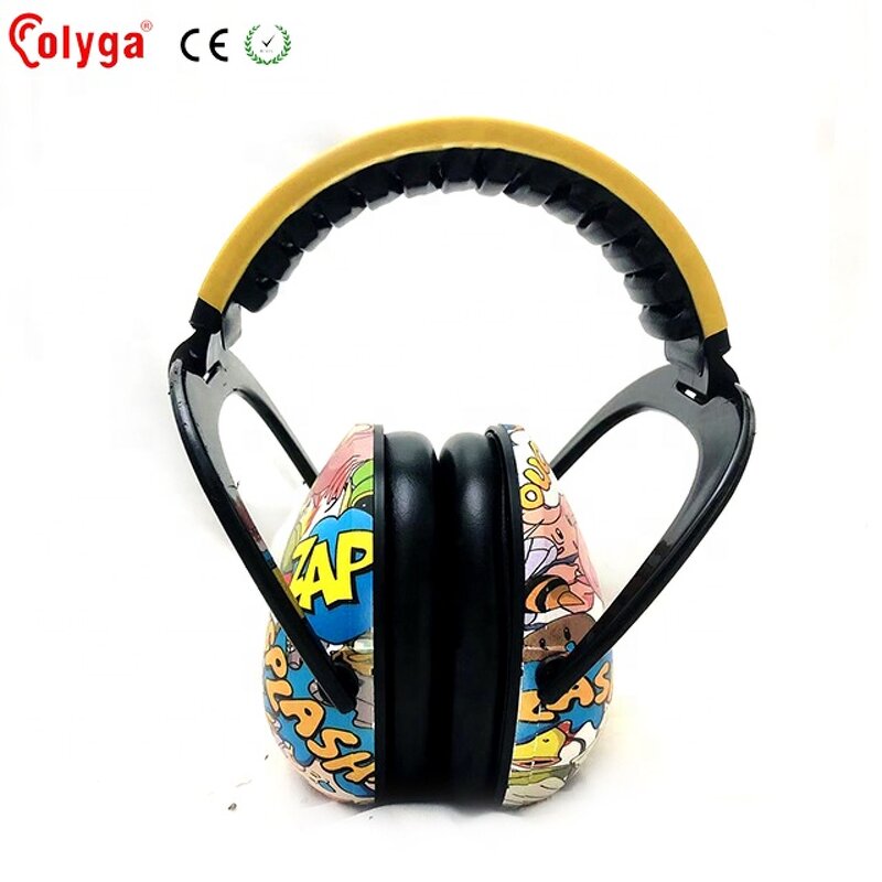 Kids' Passive Earmuffs Manufacturer - Colorful Pattern Hearing Protection Device