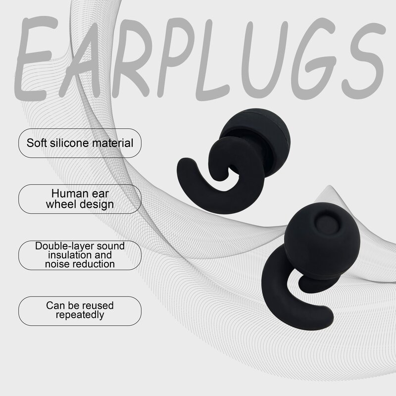 Washable Silicone Earplugs Supplier - Reusable Hearing Protection for Sleeping Work