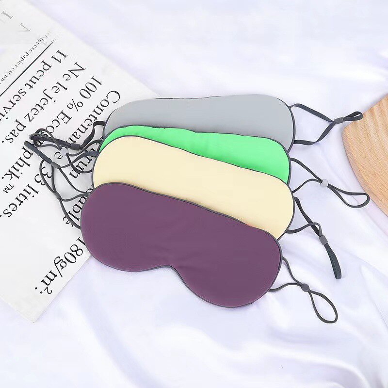 100% Cotton Eye Mask Manufacturer - Handmade 3D Blackout with Neck Pillow Design