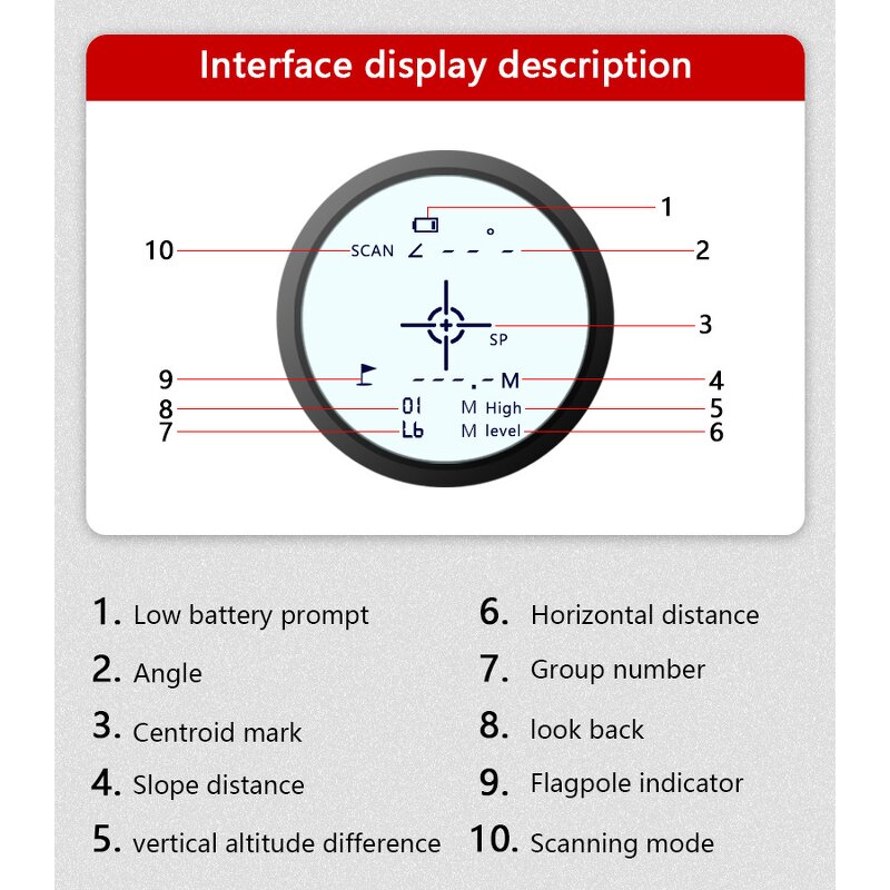 Hunting Rangefinder Factory - 1000M Optics Smart Camouflage with Rechargeable Battery