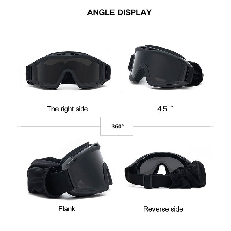 Protective Airsoft Goggles Supplier - Good Sales Ballistic Safety for Shooting Hunting
