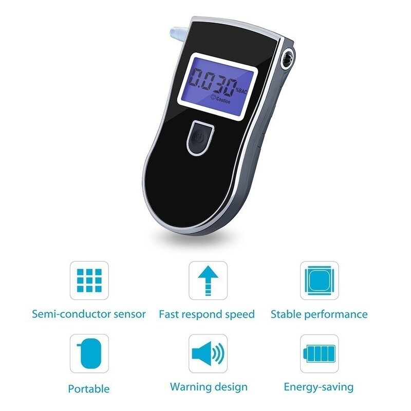 Portable Alcohol Breath Tester Supplier - Newest LCD Display Fast High Accuracy
