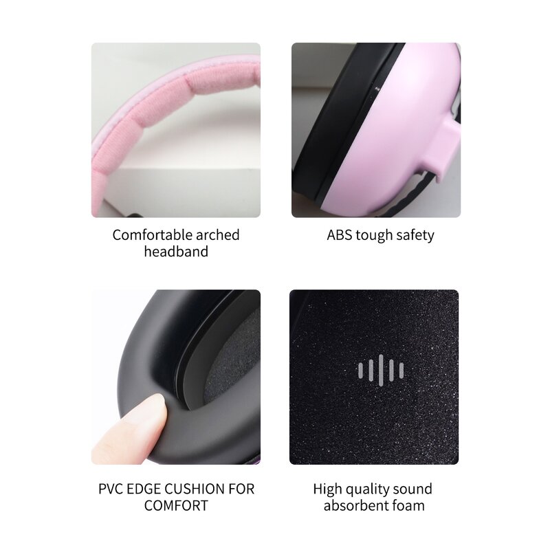 Noise Canceling Earmuffs Factory - Adjustable Headband for Children Ear Defenders