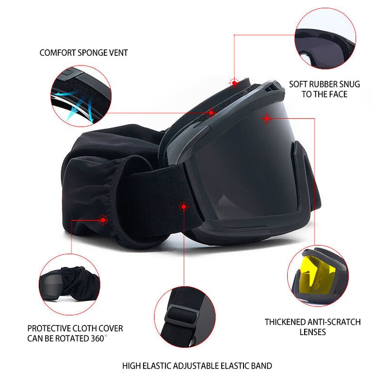 Protective Airsoft Goggles Factory - Factory Sale Ballistic Safety for Shooting Hunting