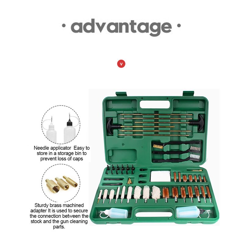 9mm Gun Cleaning Kit Factory - Pocket Size Hand Bore Brush Wholesale