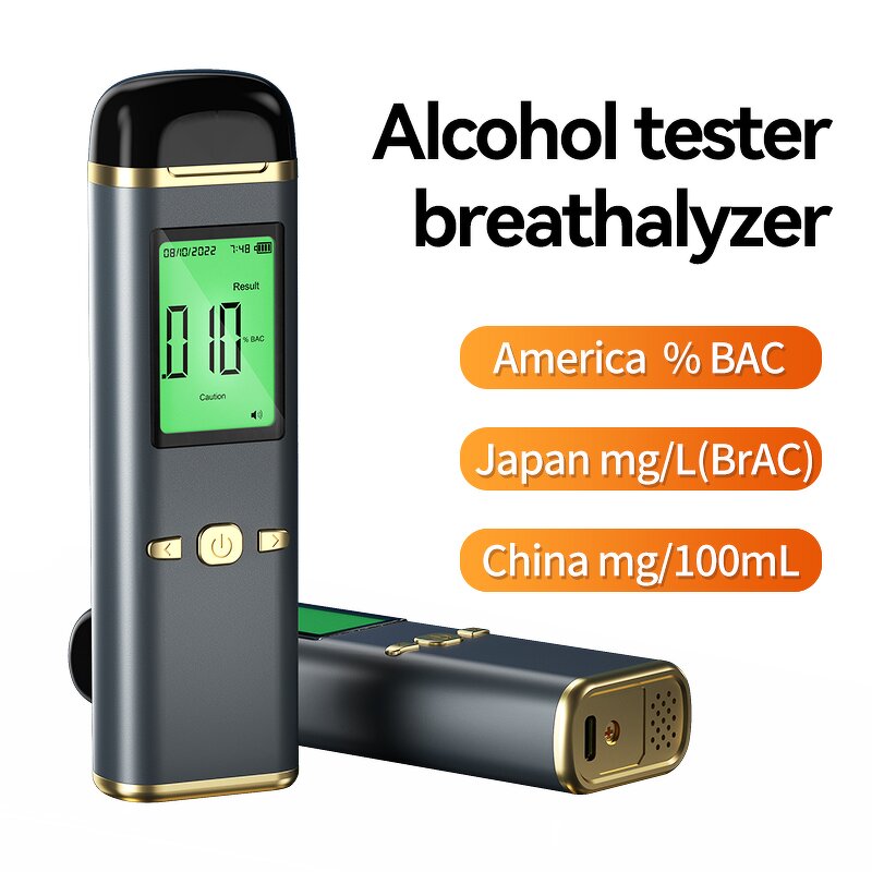 Olyga Professional Breathalyzer Supplier - Digital Black LCD Display Home Party Model AT818