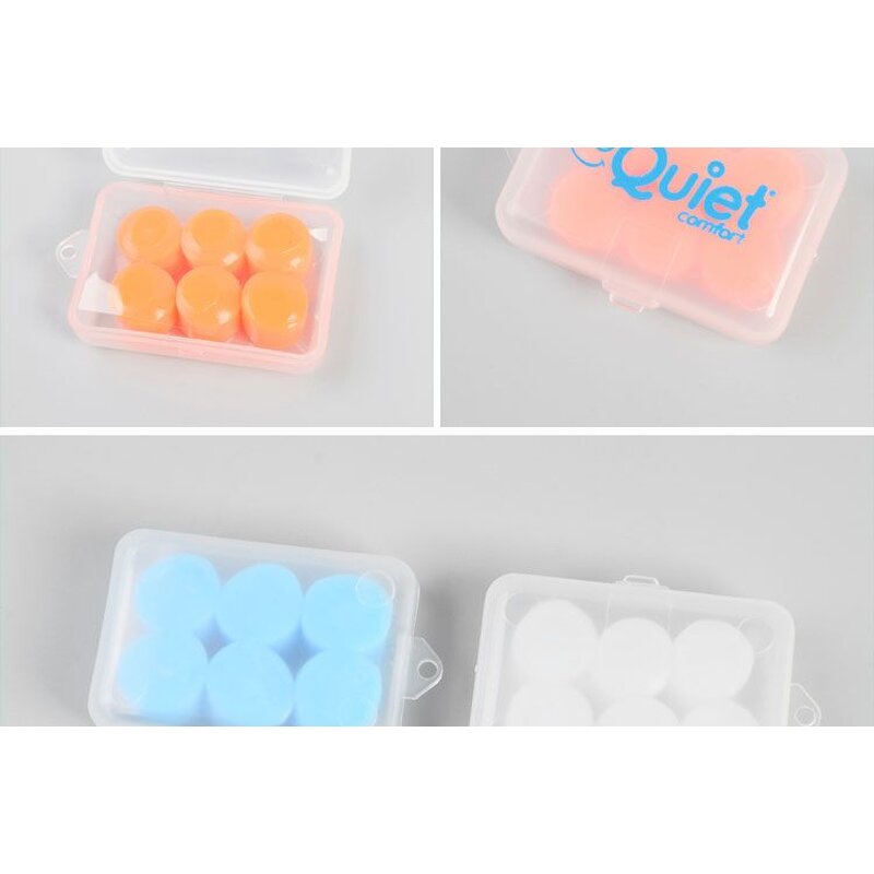 Silicone Earplug Supplier - Noise Reduction Reusable for Swimming Sleeping