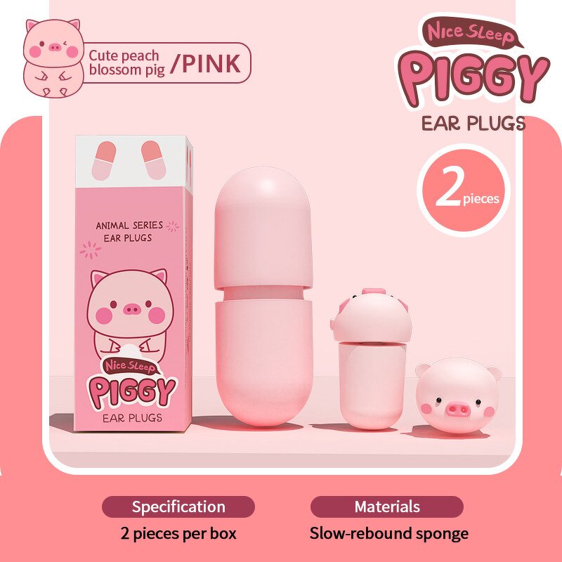 Animal Earplugs Factory - Cute Soft Sponge Sleeping for Children