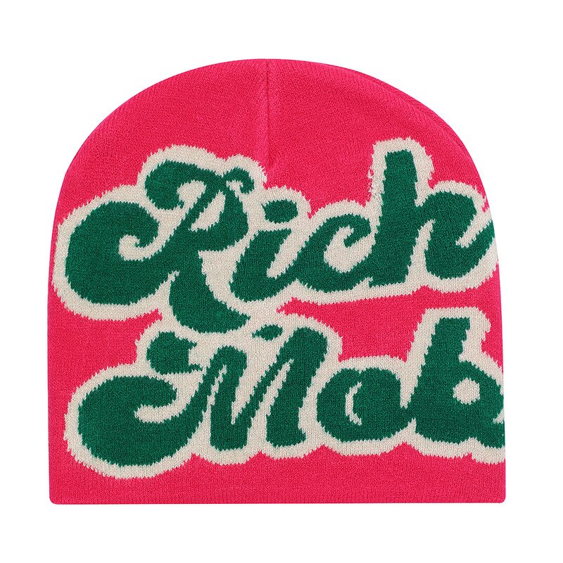 Knit Hat Manufacturer - Wholesale Print Letter Unisex Acrylic Soft