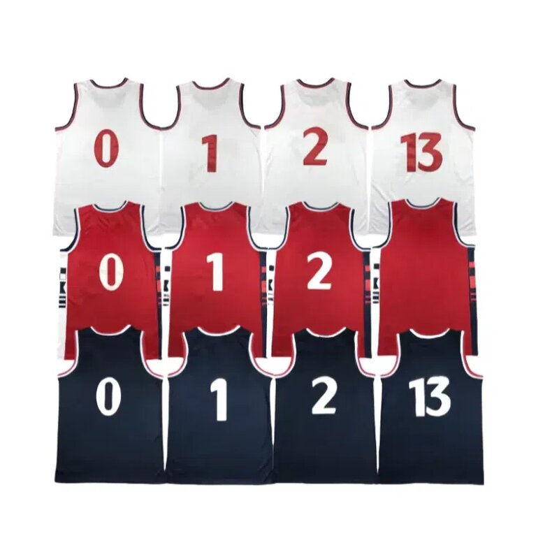 Basketball Uniform Set Manufacturer - OEM 2025 New 30 Teams USA Men