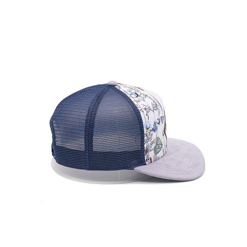 Dad Hats Manufacturer - Wholesale Leather Patch Custom Adjustable 7 Panel