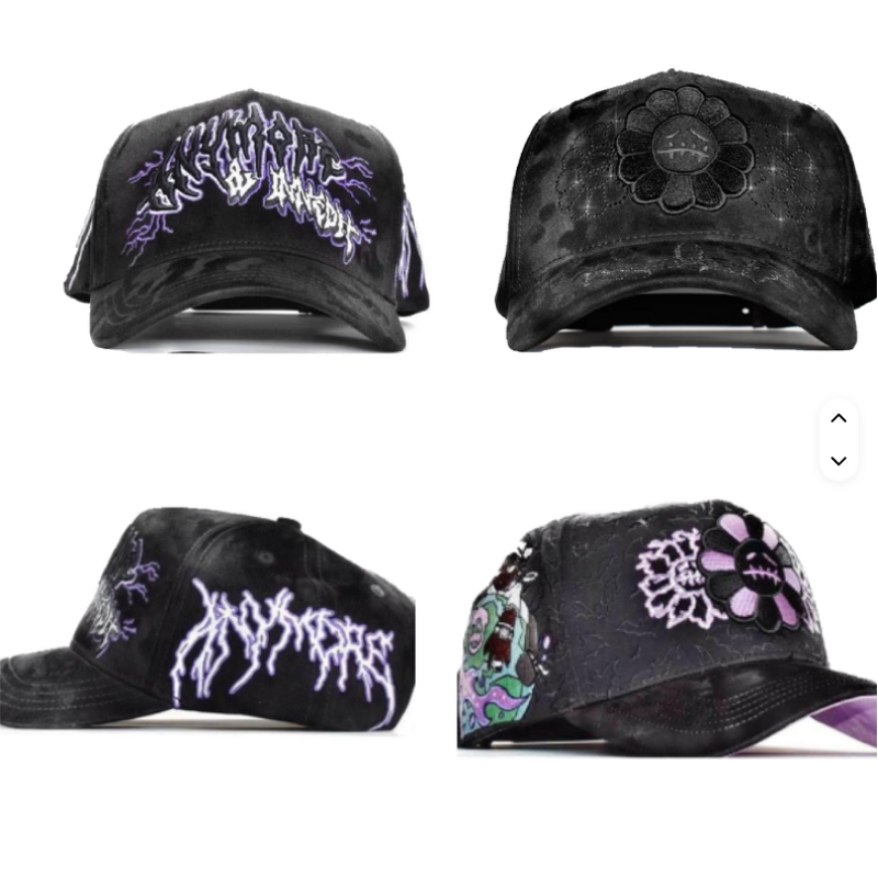 Baseball Caps Manufacturer - OEM G5 Gorra Suede Wide Brim Hat 3d