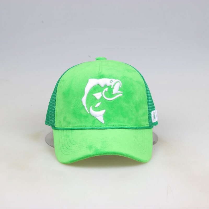 Trucker Cap Manufacturer - Wholesale 3D Embroidery Logo Velvet Trucker