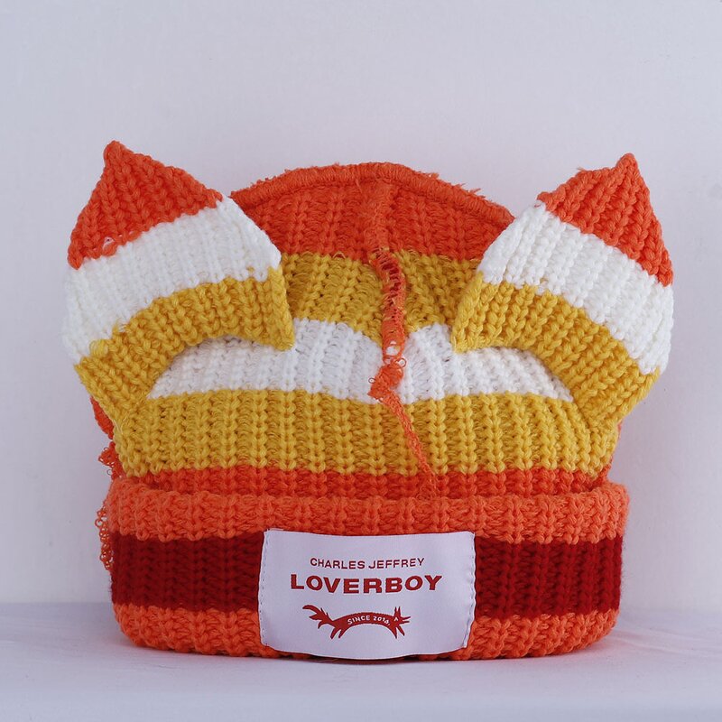 Winter Hats Manufacturer - Wholesale Acrylic Two Tone Wool Thick Knitted