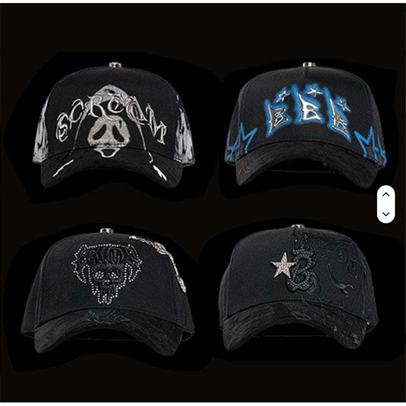 Dandy Hats Manufacturer - Wholesale Metal Rhinestone Beard Hats X Ct