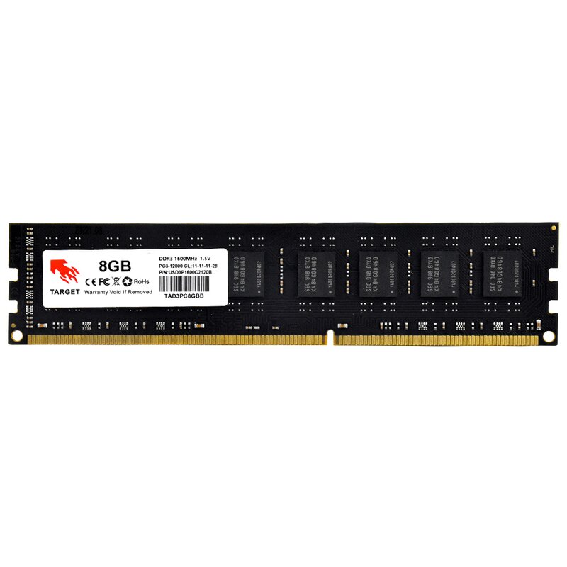 Desktop RAM Factory - Private Label DDR3 2GB to 8GB 1333MHz to 1600MHz UDIMM