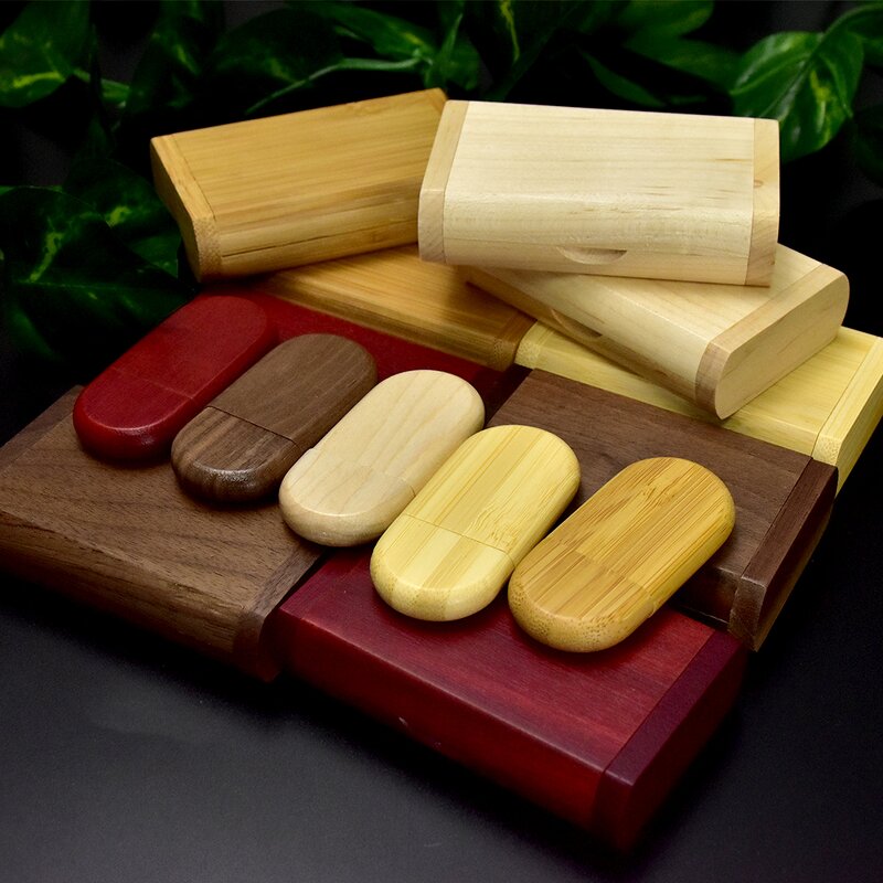 Wooden USB Flash Drive Supplier - Eco Key Memory 4GB to 128GB Pendant