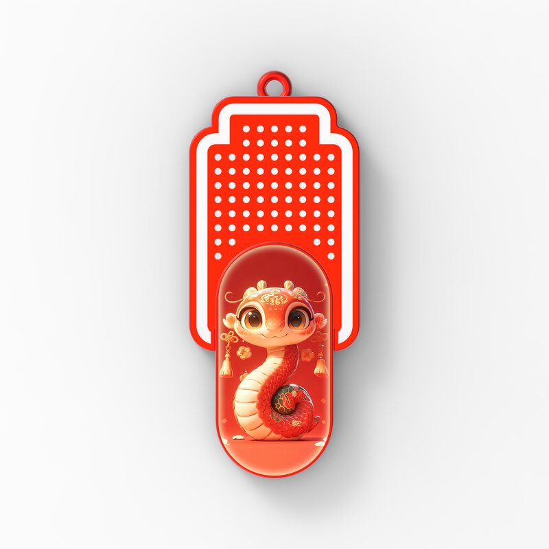 Luminous USB Flash Drive Wholesale - 1GB to 128GB New Year Christmas Metal Drive