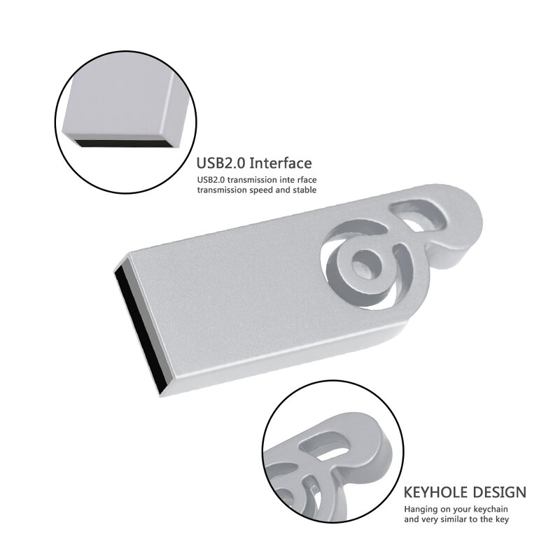 Metal USB Key Factory - TARGET 128GB USB 2.0 Storage Eco-Friendly Warranty