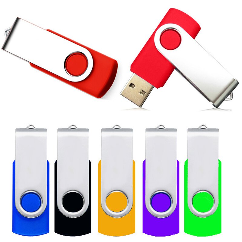 Custom USB Flash Drive Manufacturer - Wholesale 4GB to 64GB Metal Pen Rotary Design