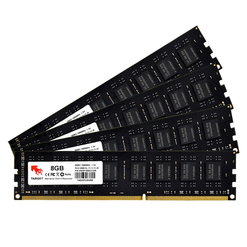 Desktop RAM Factory - Private Label DDR3 2GB to 8GB 1333MHz to 1600MHz UDIMM