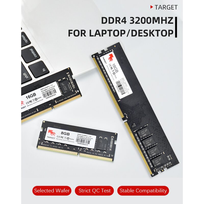 DDR4 RAM Wholesale - 4GB to 32GB 2666Mhz 3200Mhz for Desktop Laptop
