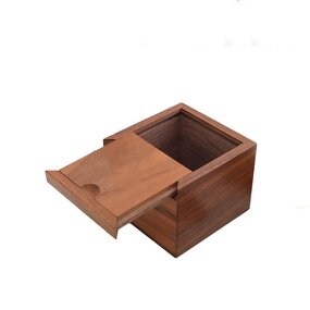 Wood Storage Box Manufacturer - OEM Custom Premium Walnut Wood with Slide