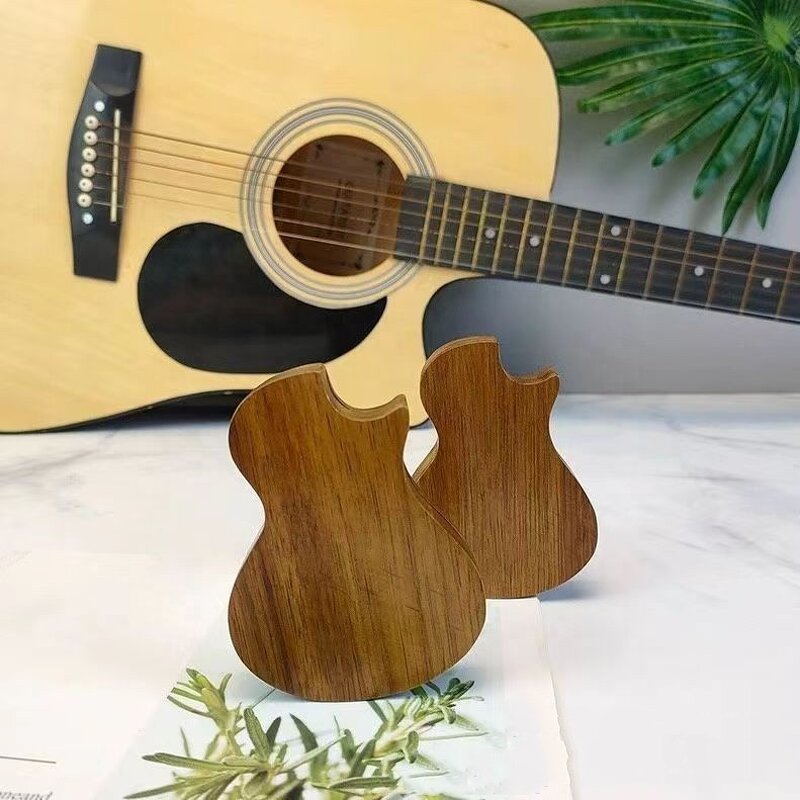 Guitar Pick Box Manufacturer - OEM Custom Guitar Shaped Wooden Craft Gift