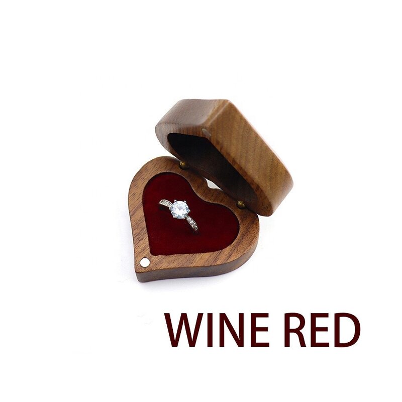 Wedding Ring Box Manufacturer - OEM Custom Unique Heart Shaped Mini