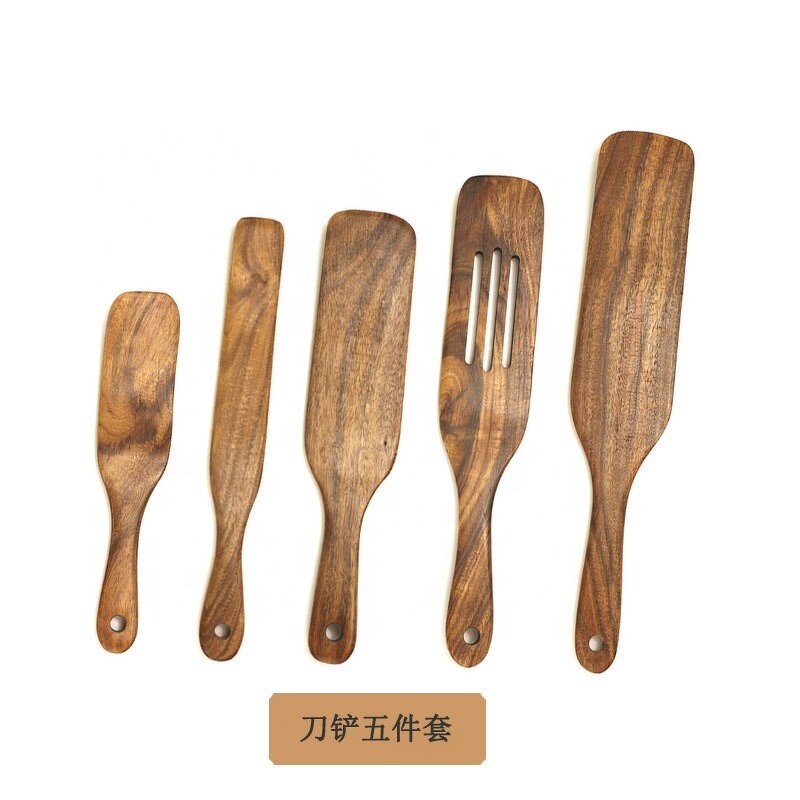 Wooden Kitchen Utensil Set Manufacturer - OEM Custom Acacia Wood Spatula
