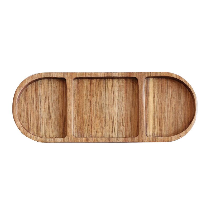 Wooden Seasoning Plate Manufacturer - OEM Custom Small Household Oval Sauce