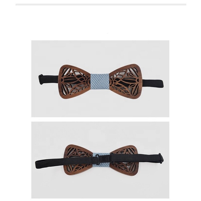 Hollowed-Out Bow Tie Manufacturer - OEM Custom High End Handmade Walnut Maple